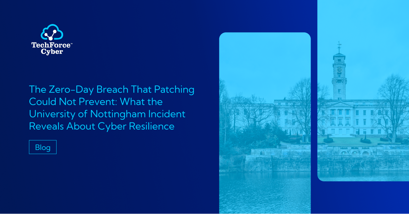 The Zero-Day Breach That Patching Could Not Prevent: What the University of Nottingham Incident Reveals About Cyber Resilience